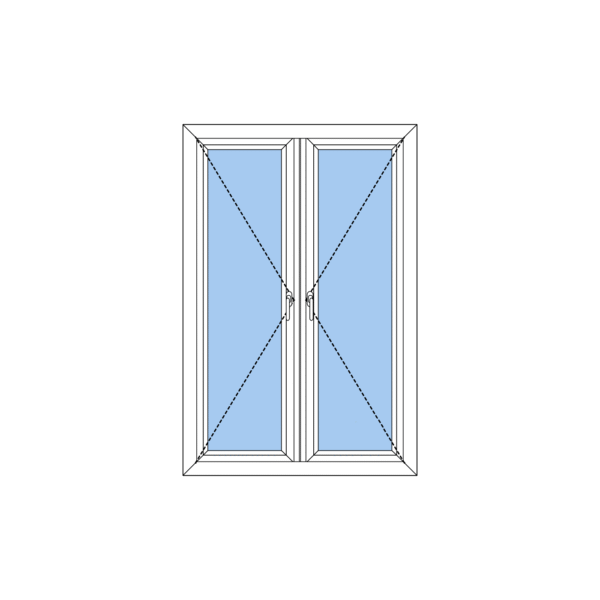 Ideal 4000 Casement - Double Side Hung 1000x1500