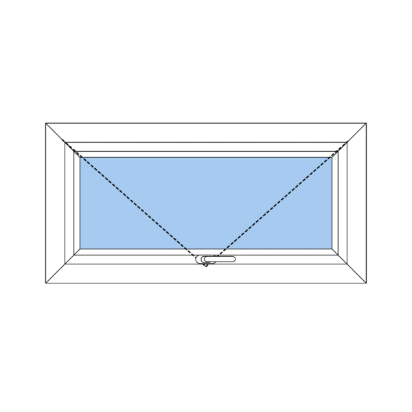 Ideal 4000 Casement - Top Hung 1000x500