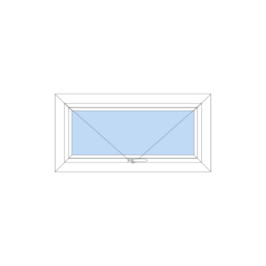 Opera Casement - Top Hung 1000x500
